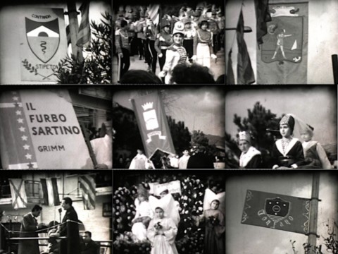 Carosello delle fiabe 1962 Marina di Pietrasanta Mario Piloni