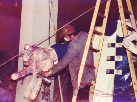 Carnevale pietrasantino 1975 La nascita di Sprocco